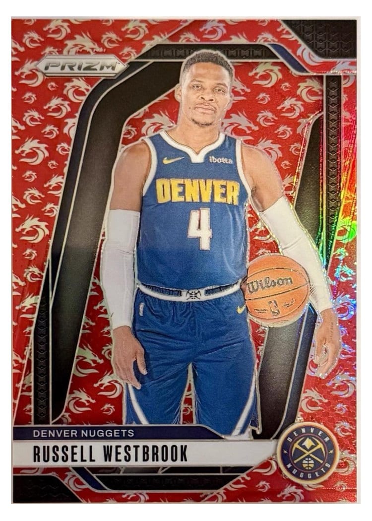 2024-25 Panini Prizm Base Set Russell Westbrook #157 card
