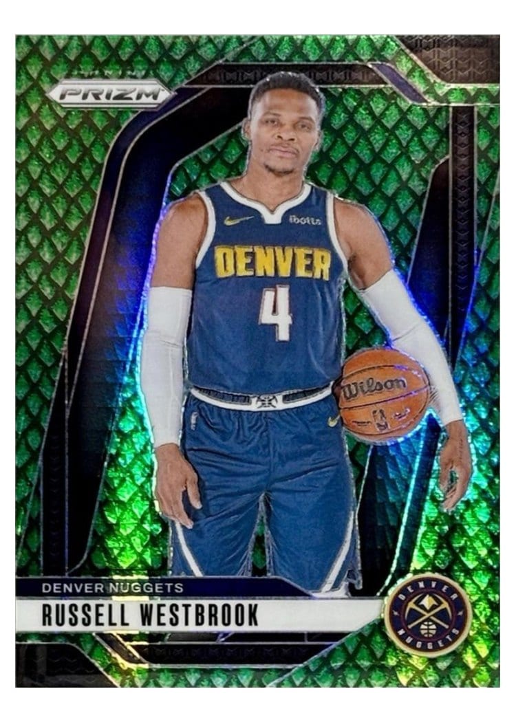 2024-25 Panini Prizm Base Set Russell Westbrook #157 card
