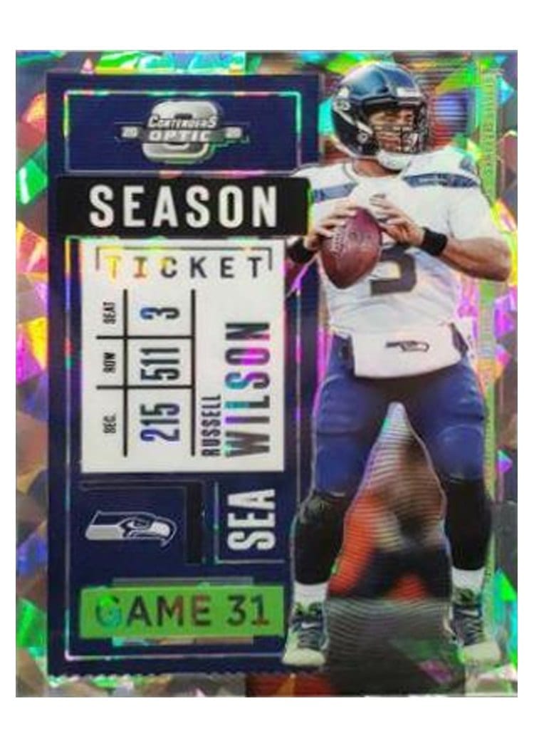 2020 Panini Contenders Optic Base Set Russell Wilson #52 card