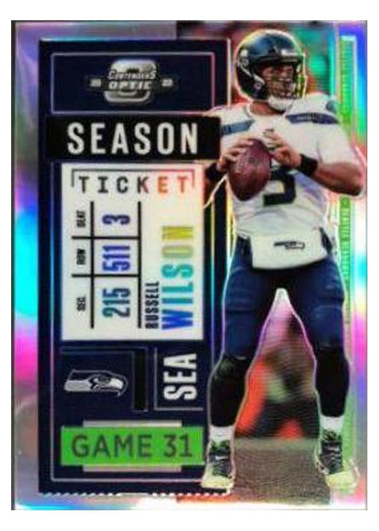 2020 Panini Contenders Optic Base Set Russell Wilson #52 card