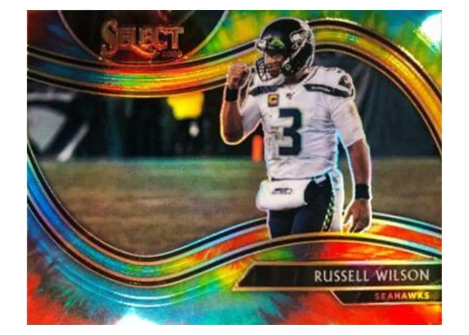 2020 Panini Select Base Set Russell Wilson #4 card