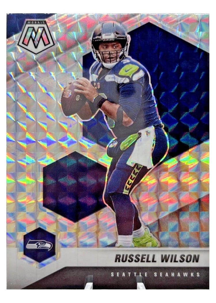 2021 Panini Mosaic Base Set Russell Wilson #179 card