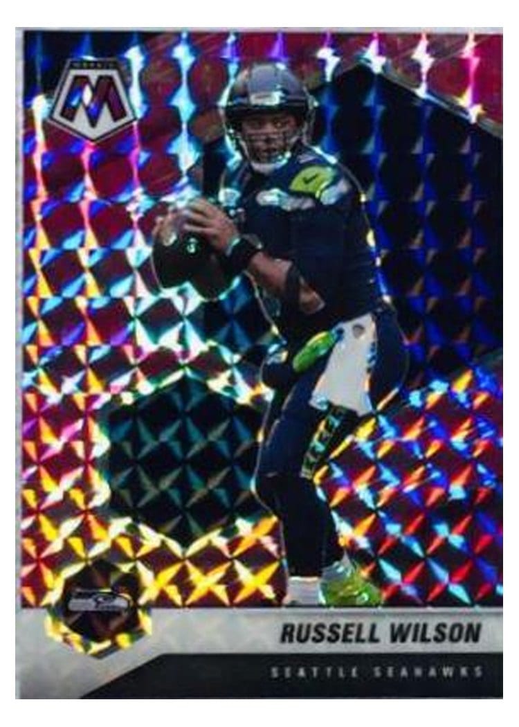 2021 Panini Mosaic Base Set Russell Wilson #179 card