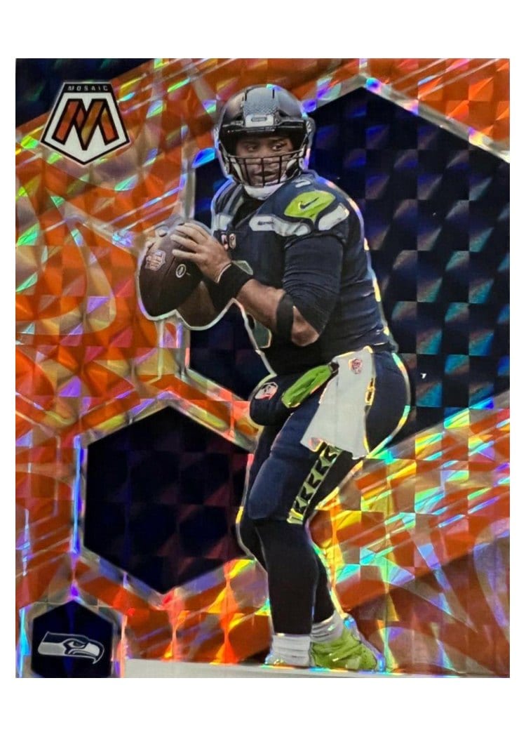 2021 Panini Mosaic Base Set Russell Wilson #179 card