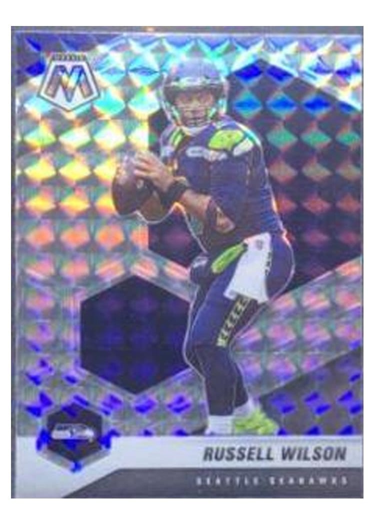 2021 Panini Mosaic Base Set Russell Wilson #179 card