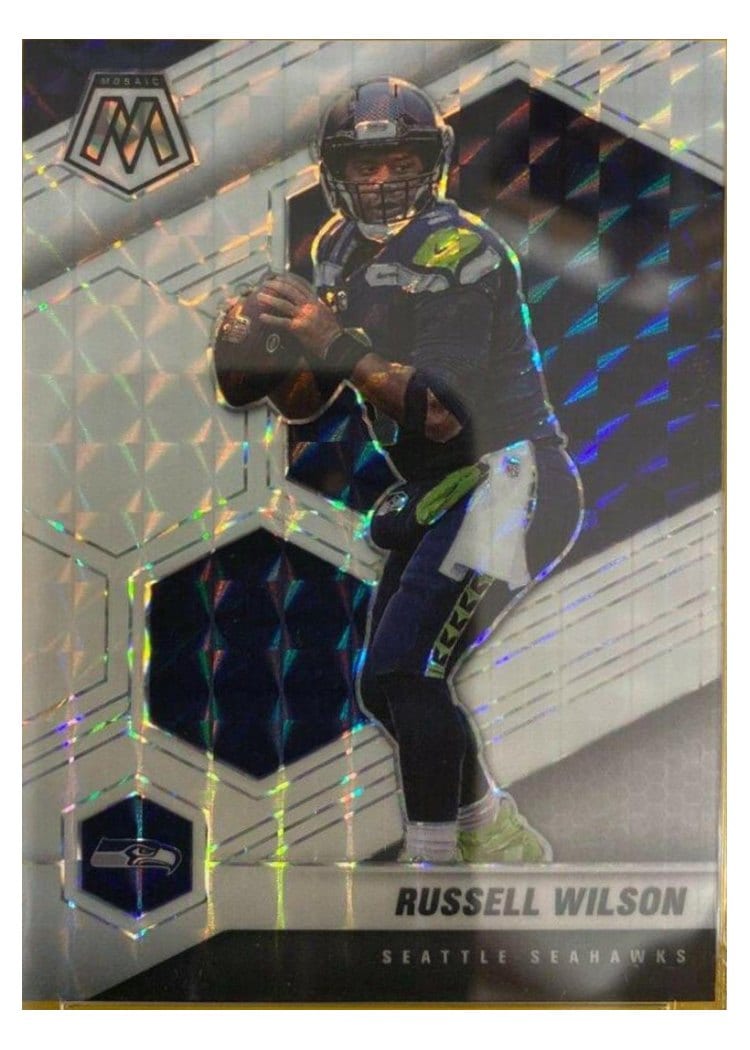 2021 Panini Mosaic Base Set Russell Wilson #179 card