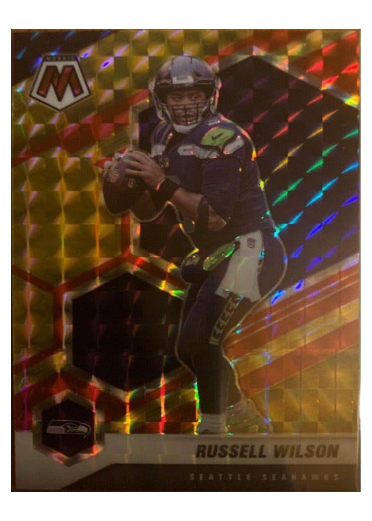 2021 Panini Mosaic Base Set Russell Wilson #179 card