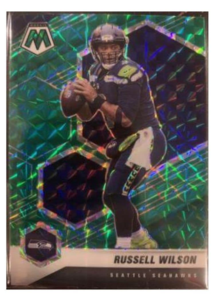 2021 Panini Mosaic Base Set Russell Wilson #179 card