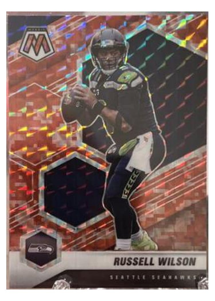 2021 Panini Mosaic Base Set Russell Wilson #179 card