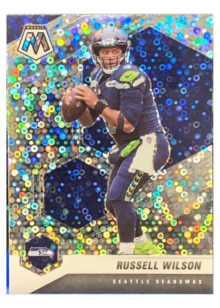 2021 Panini Mosaic Base Set Russell Wilson #179 card