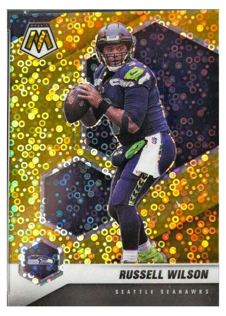 2021 Panini Mosaic Base Set Russell Wilson #179 card