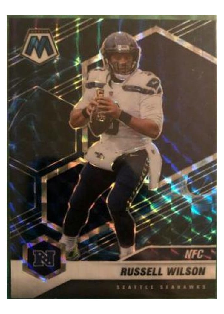 2021 Panini Mosaic Base Set Russell Wilson #203 card