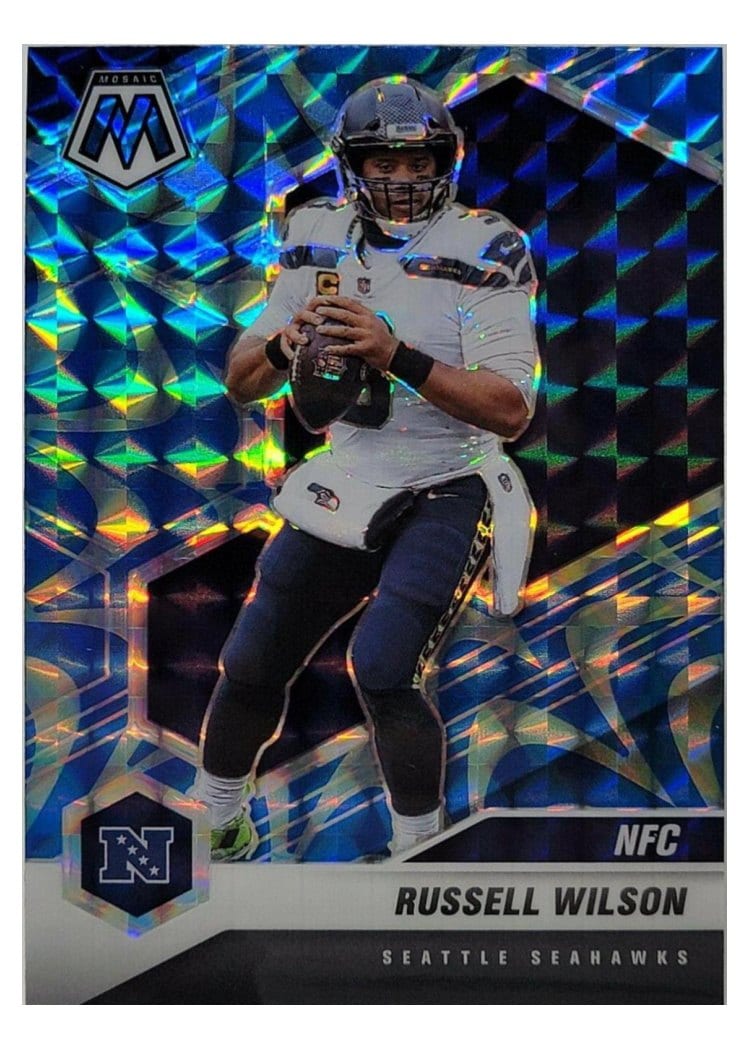 2021 Panini Mosaic Base Set Russell Wilson #203 card