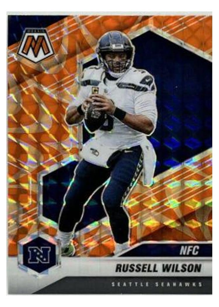 2021 Panini Mosaic Base Set Russell Wilson #203 card
