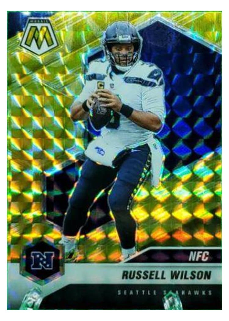 2021 Panini Mosaic Base Set Russell Wilson #203 card