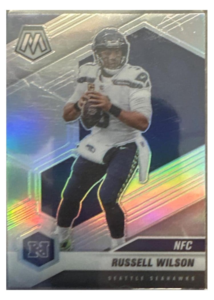 2021 Panini Mosaic Base Set Russell Wilson #203 card