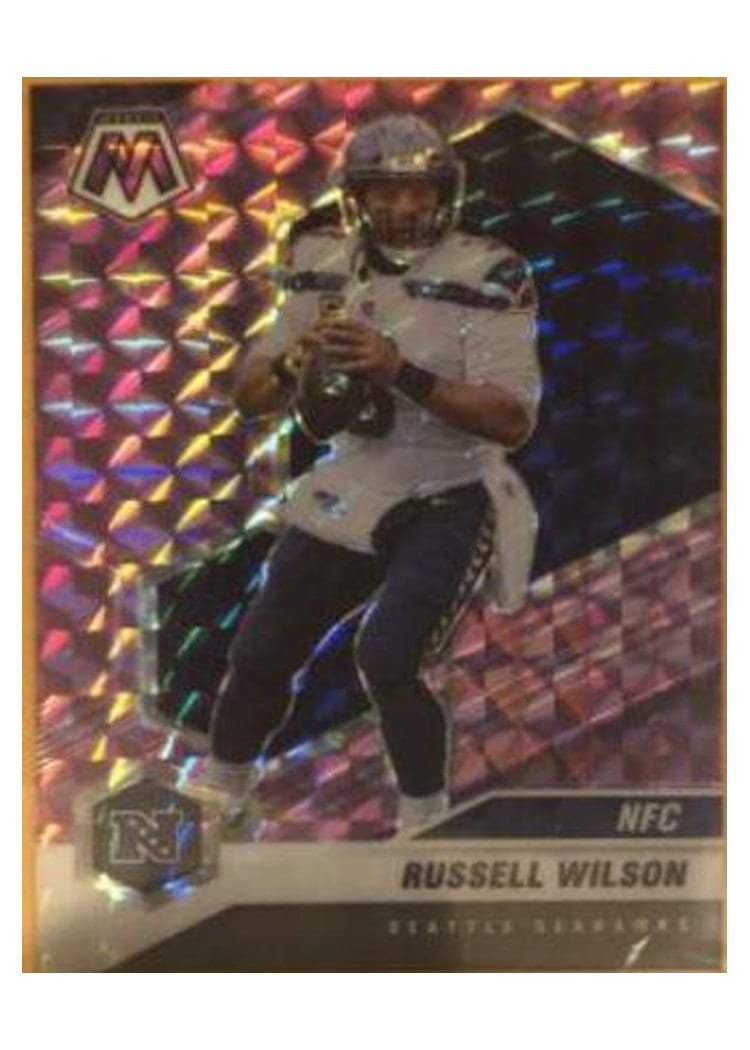 2021 Panini Mosaic Base Set Russell Wilson #203 card