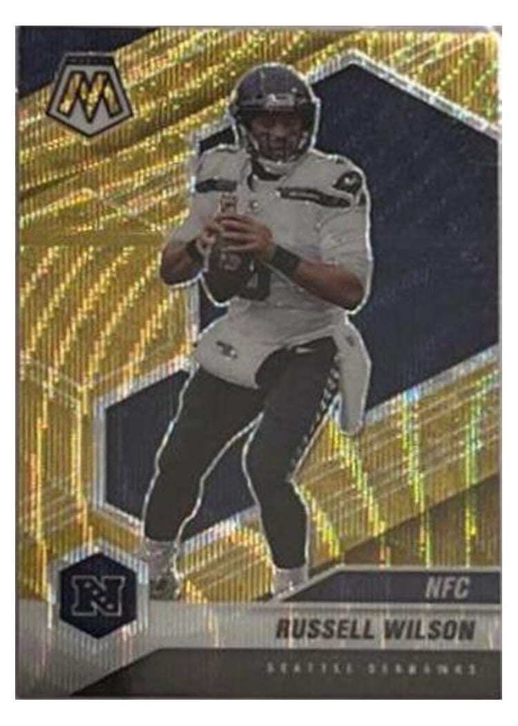2021 Panini Mosaic Base Set Russell Wilson #203 card