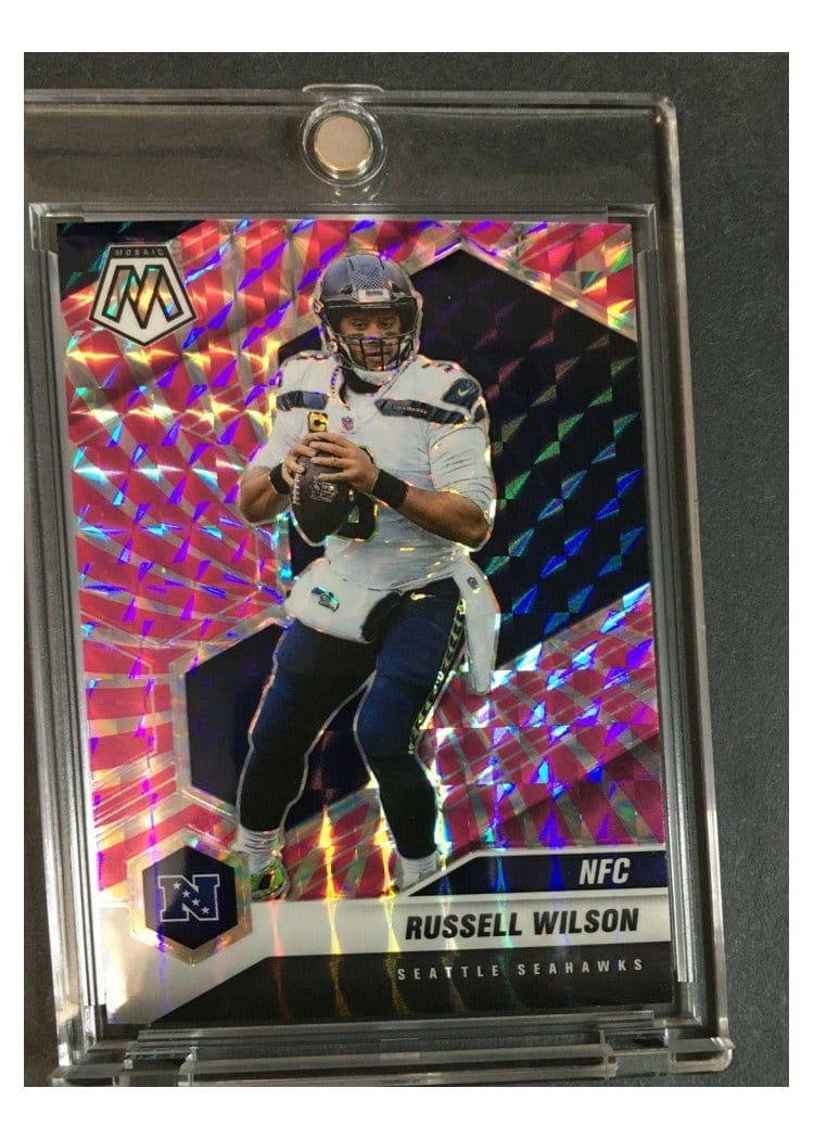 2021 Panini Mosaic Base Set Russell Wilson #203 card