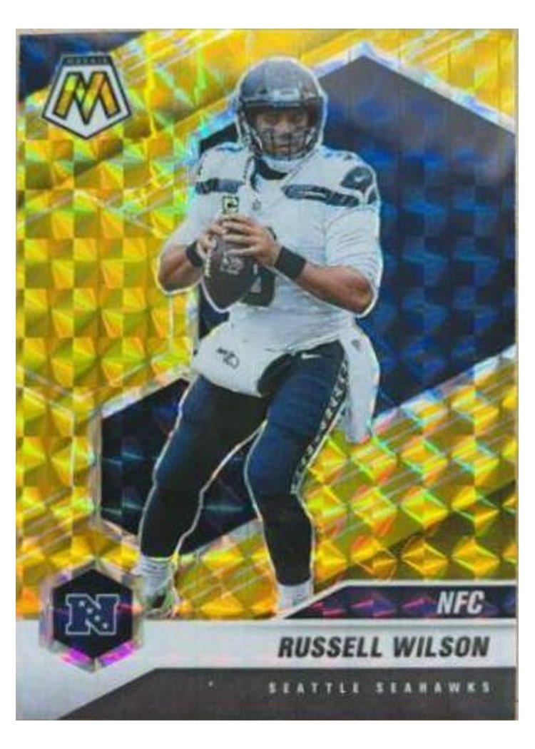 2021 Panini Mosaic Base Set Russell Wilson #203 card