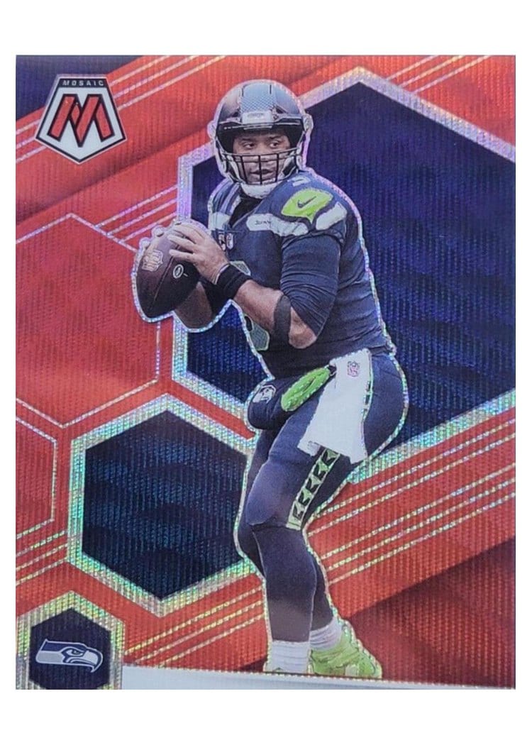 2021 Panini Mosaic Base Set Russell Wilson #203 card