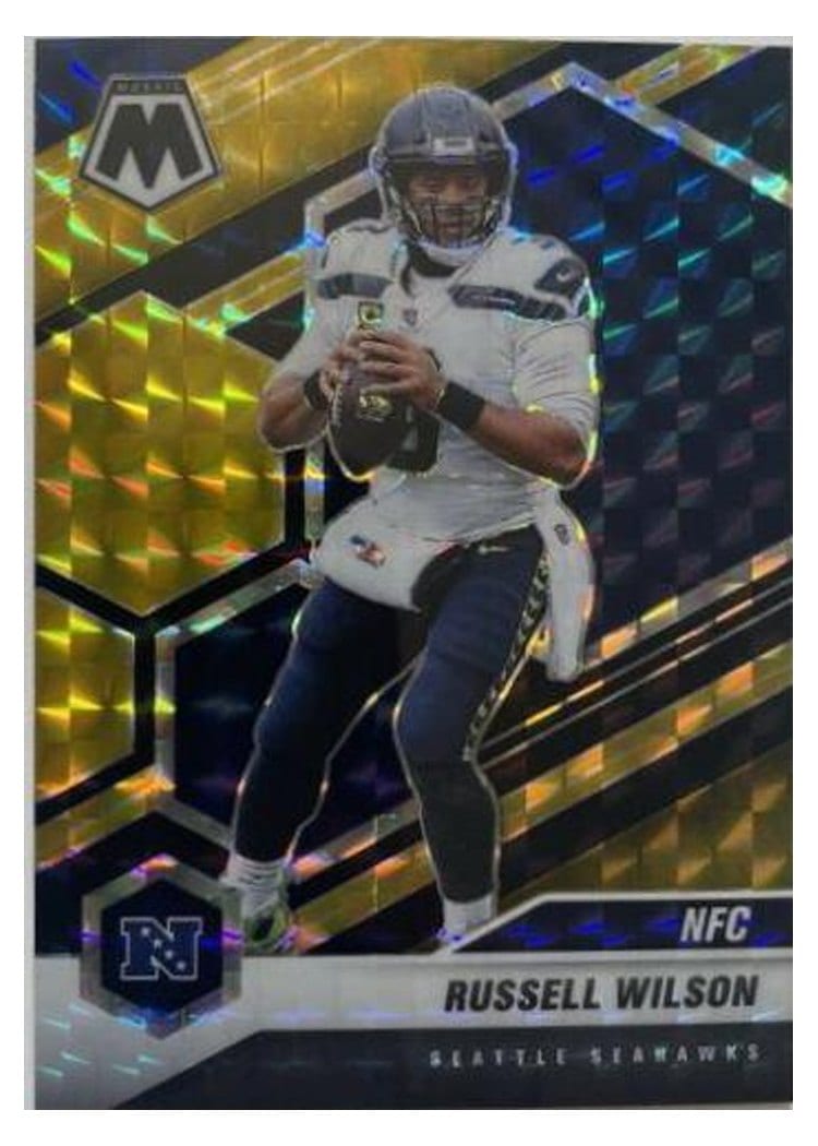 2021 Panini Mosaic Base Set Russell Wilson #203 card