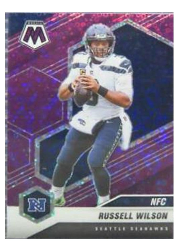 2021 Panini Mosaic Base Set Russell Wilson #203 card