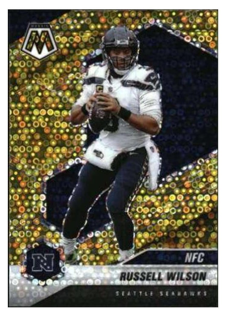 2021 Panini Mosaic Base Set Russell Wilson #203 card
