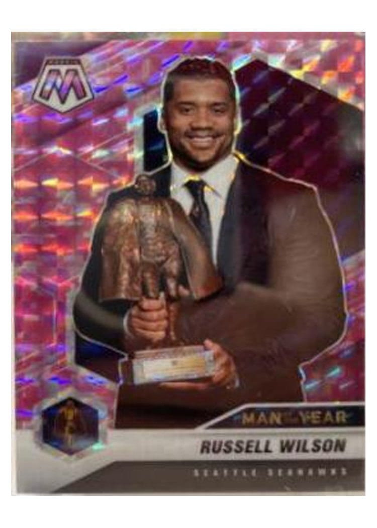 2021 Panini Mosaic Base Set Russell Wilson #275 card