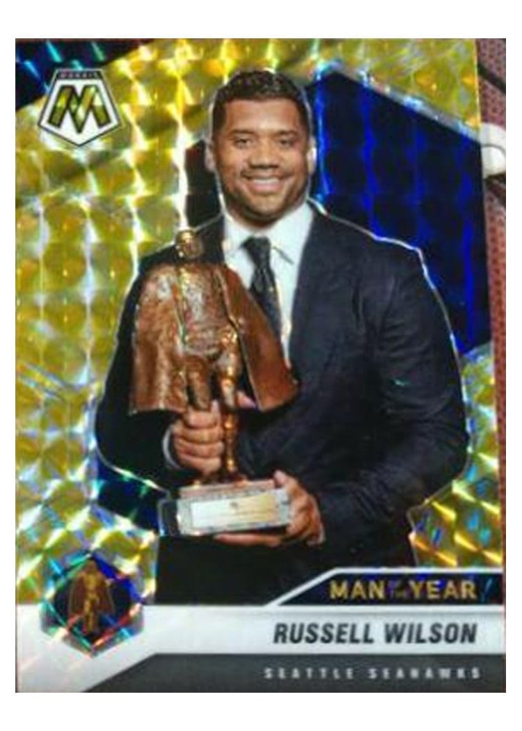 2021 Panini Mosaic Base Set Russell Wilson #275 card