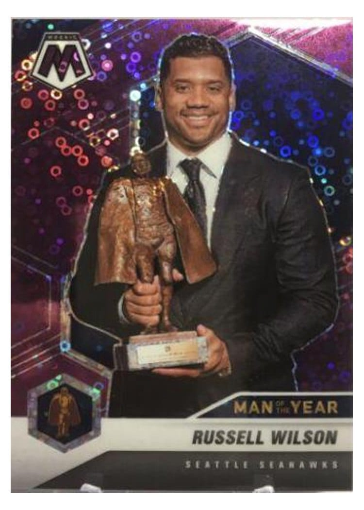 2021 Panini Mosaic Base Set Russell Wilson #275 card