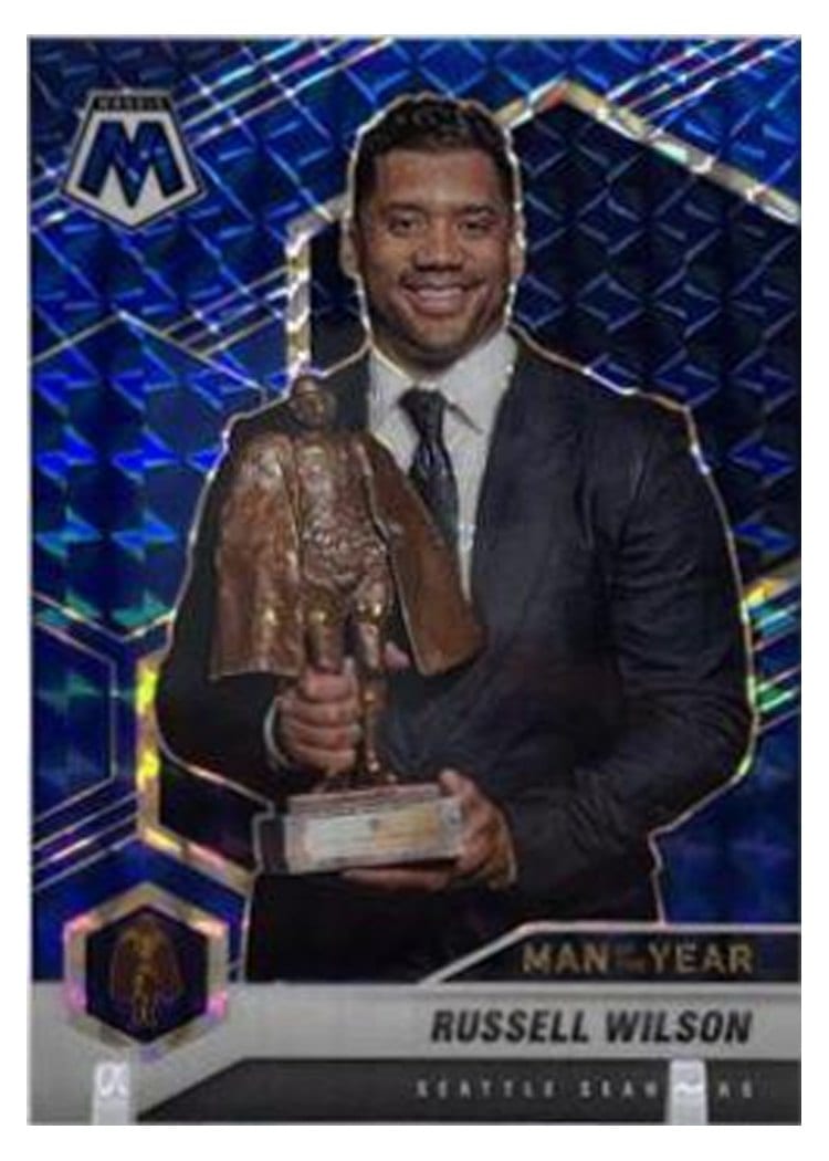 2021 Panini Mosaic Base Set Russell Wilson #275 card