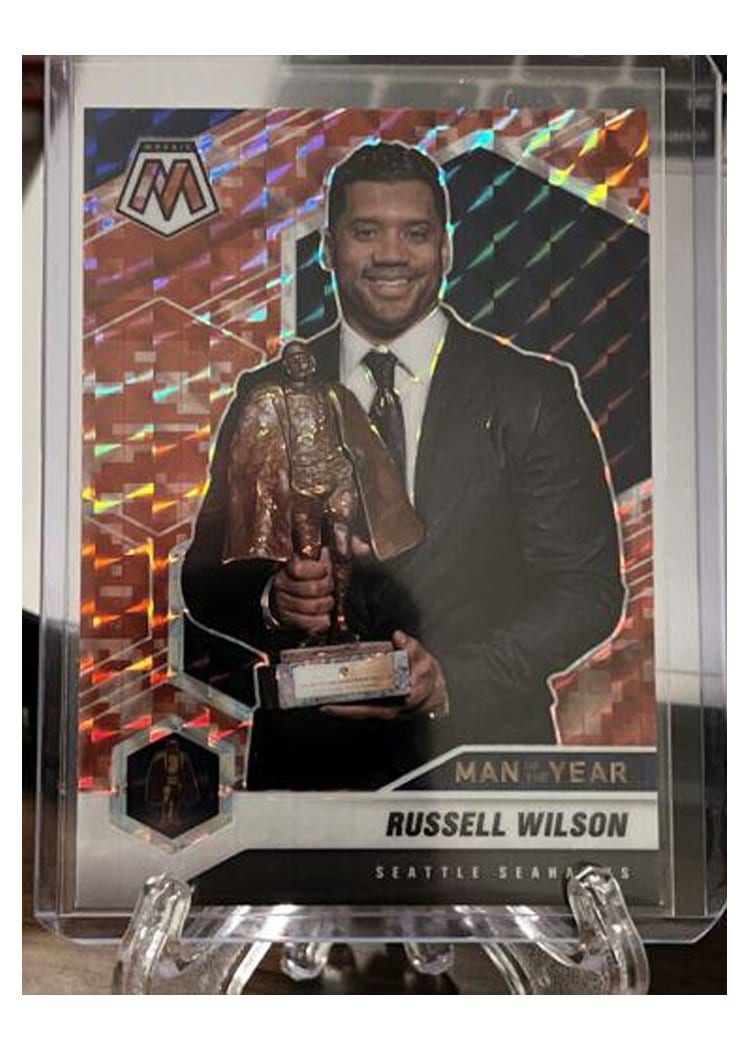 2021 Panini Mosaic Base Set Russell Wilson #275 card