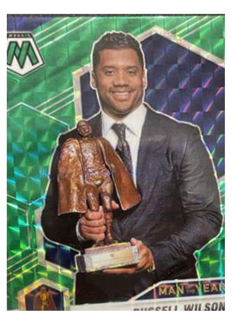 2021 Panini Mosaic Base Set Russell Wilson #275 card