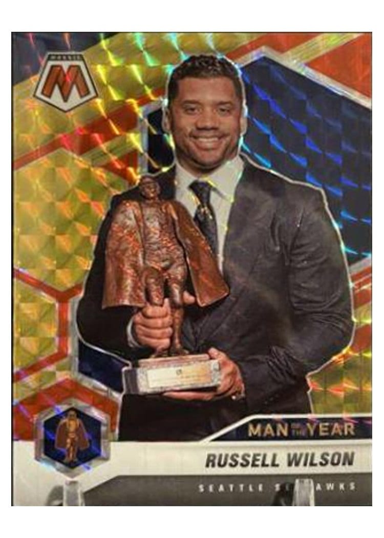 2021 Panini Mosaic Base Set Russell Wilson #275 card