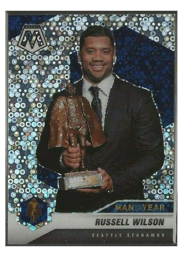 2021 Panini Mosaic Base Set Russell Wilson #275 card