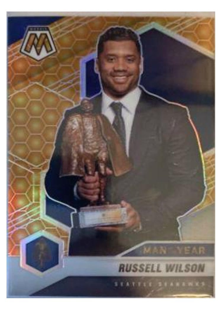 2021 Panini Mosaic Base Set Russell Wilson #275 card