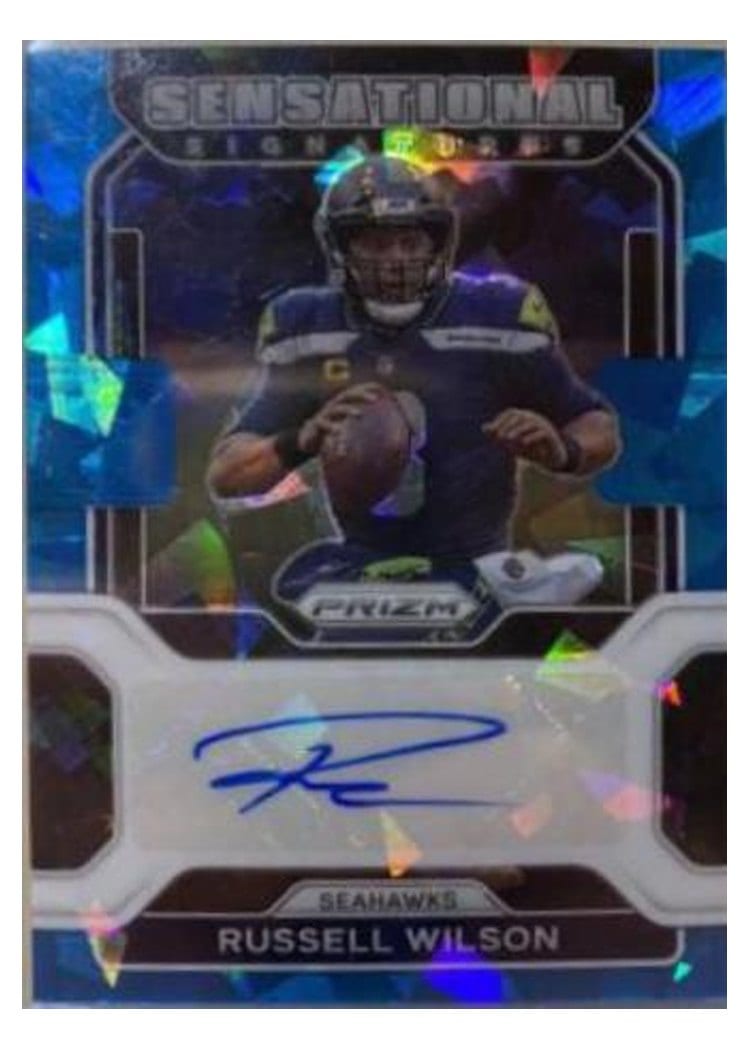 2021 Panini Prizm Base Set Russell Wilson #45 card