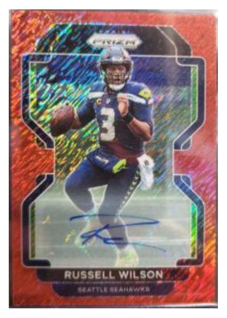 2021 Panini Prizm Base Set Russell Wilson #45 card