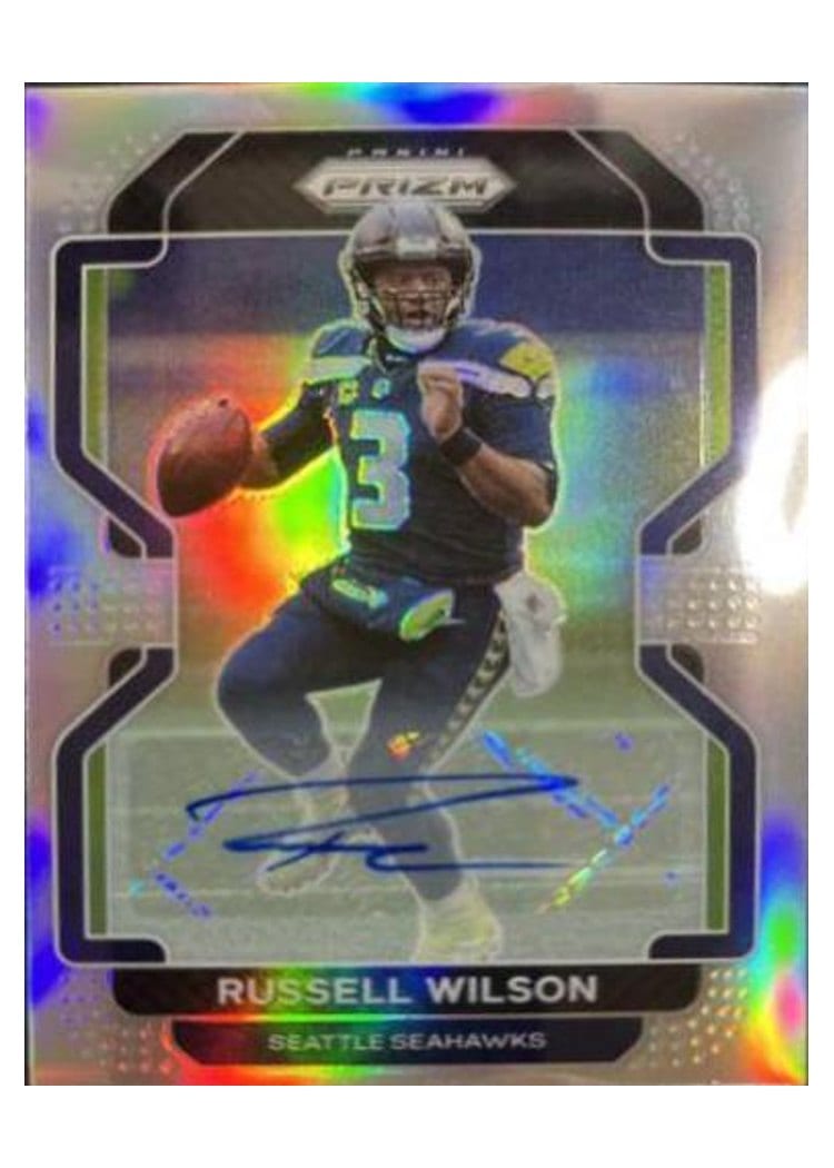 2021 Panini Prizm Base Set Russell Wilson #45 card