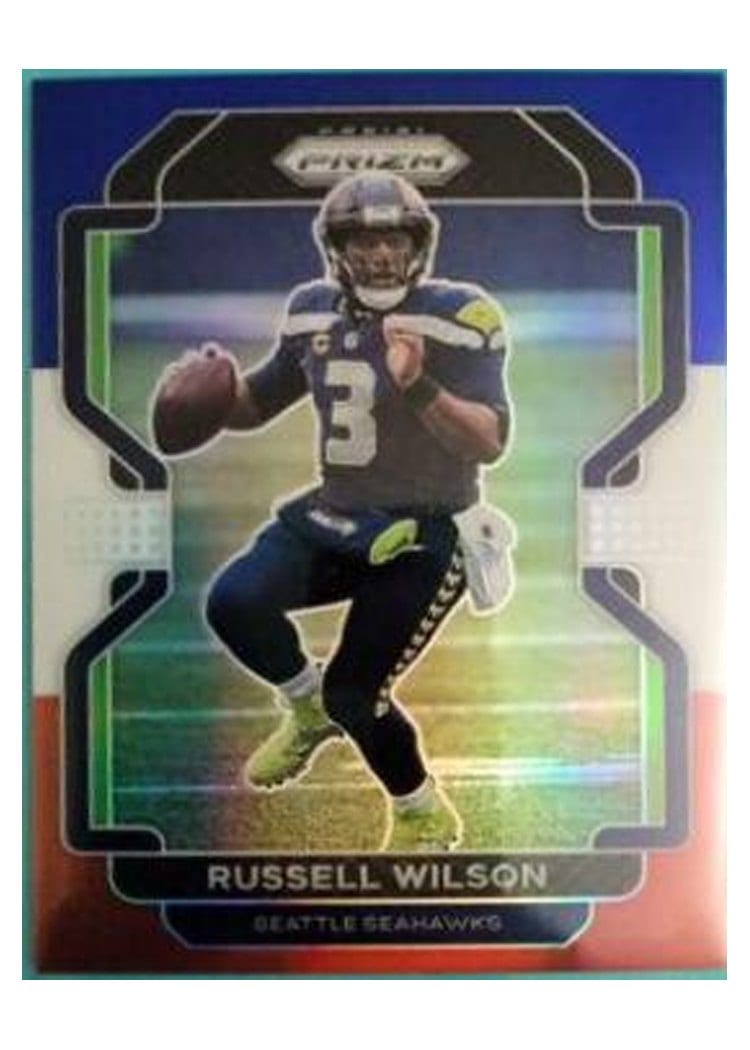 2021 Panini Prizm Base Set Russell Wilson #45 card