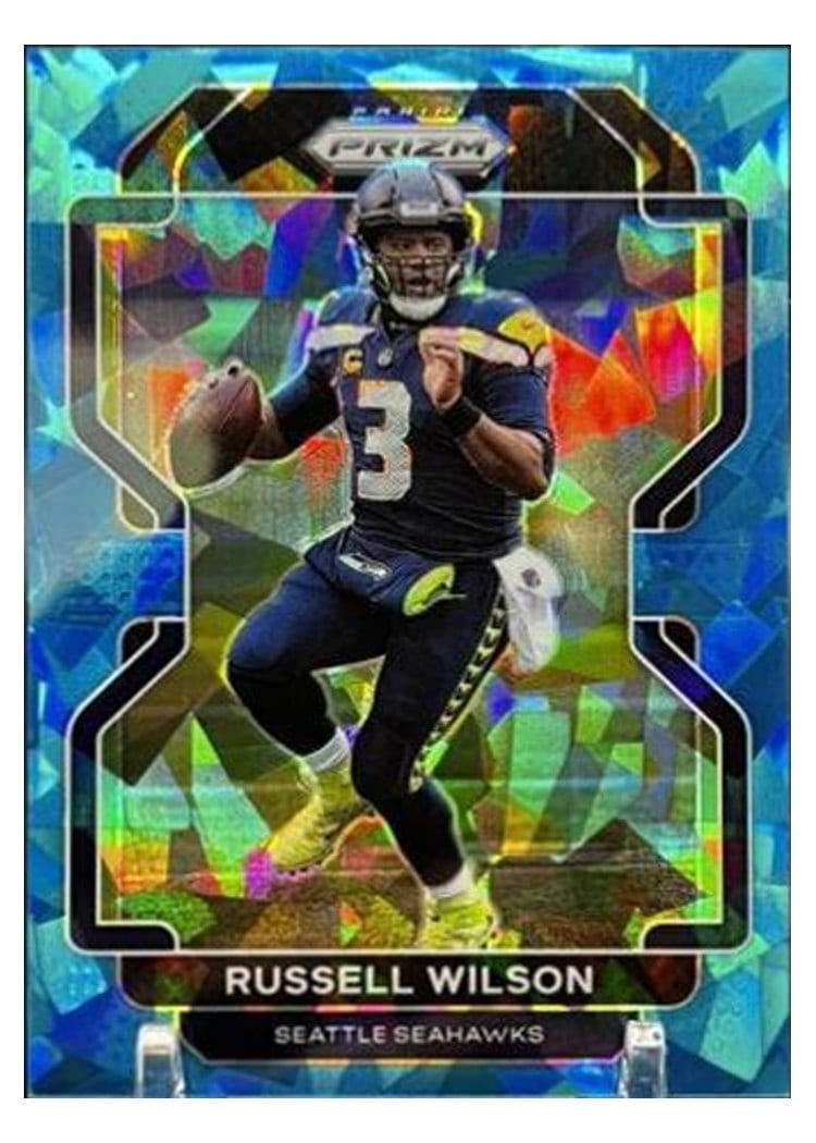 2021 Panini Prizm Base Set Russell Wilson #45 card