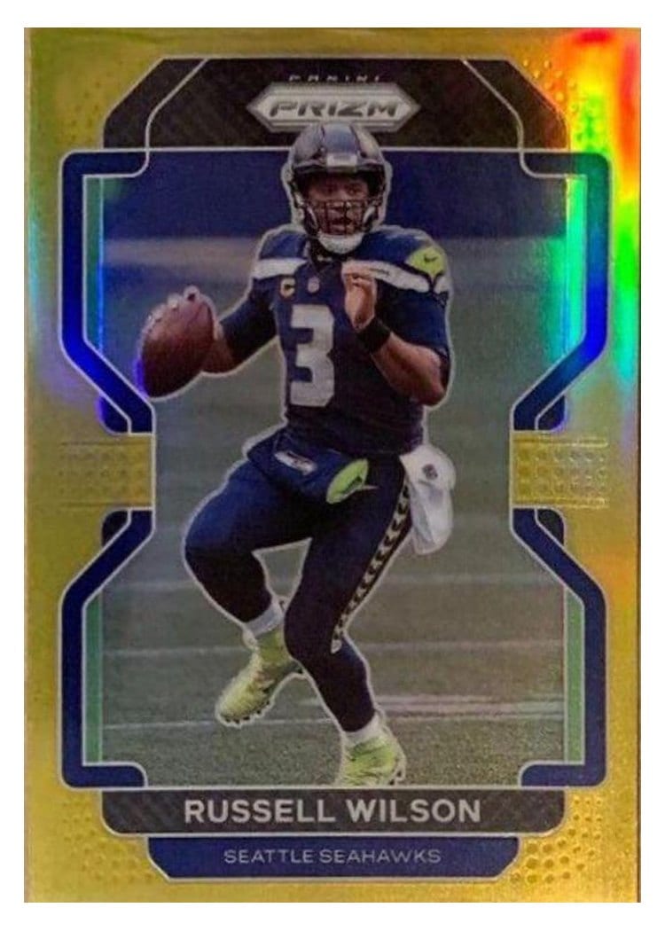 2021 Panini Prizm Base Set Russell Wilson #45 card