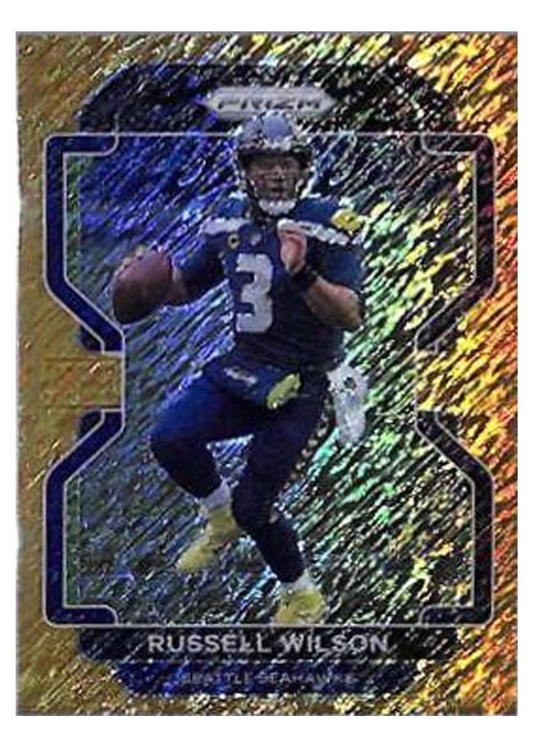 2021 Panini Prizm Base Set Russell Wilson #45 card