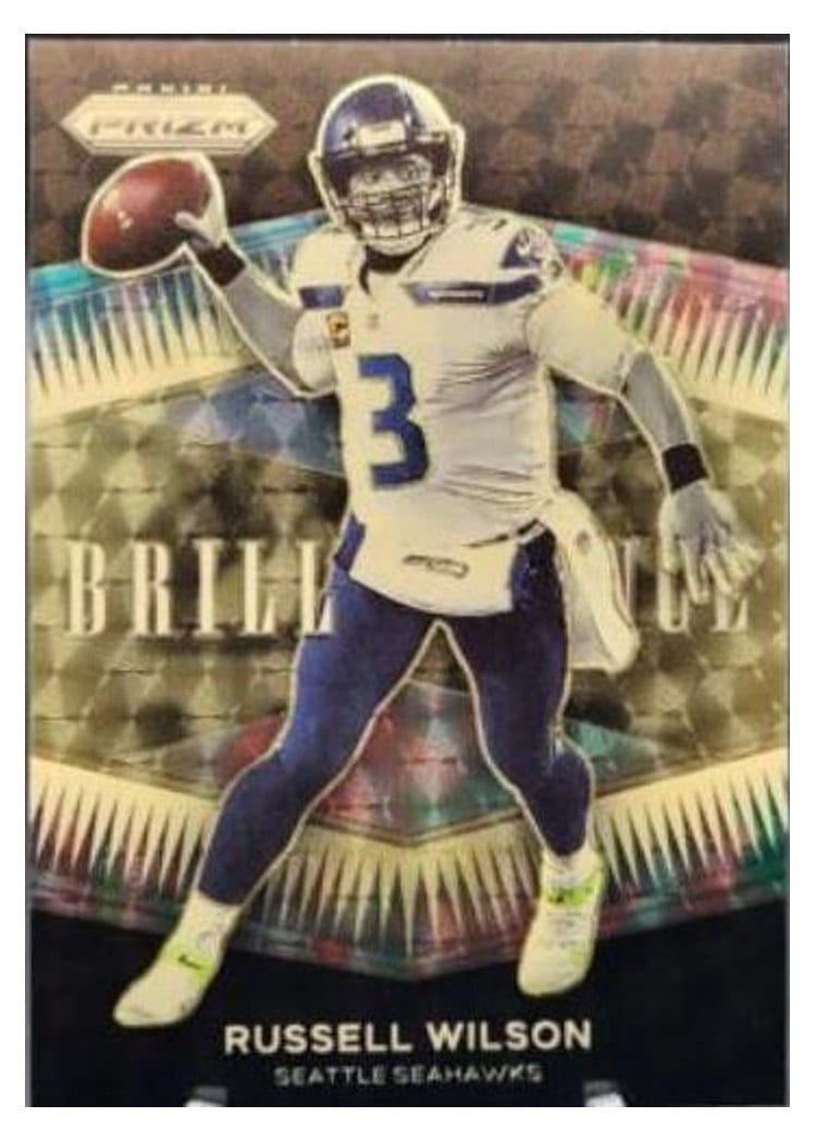 2021 Panini Prizm Base Set Russell Wilson #45 card
