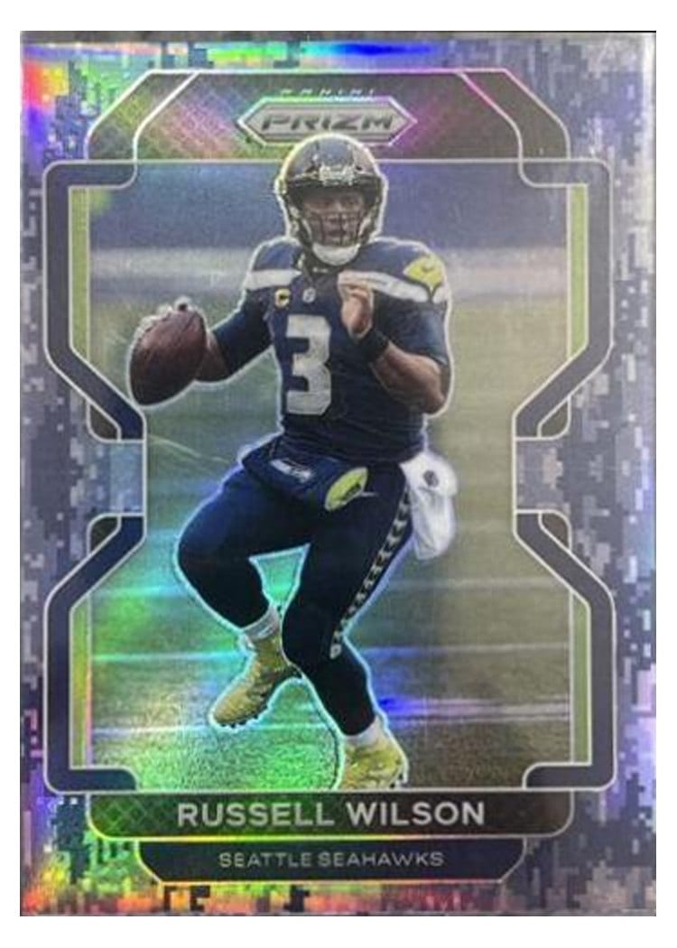 2021 Panini Prizm Base Set Russell Wilson #45 card
