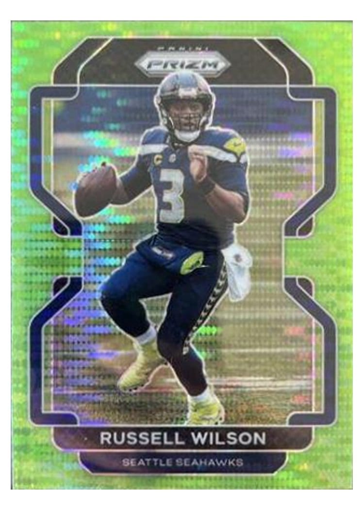 2021 Panini Prizm Base Set Russell Wilson #45 card