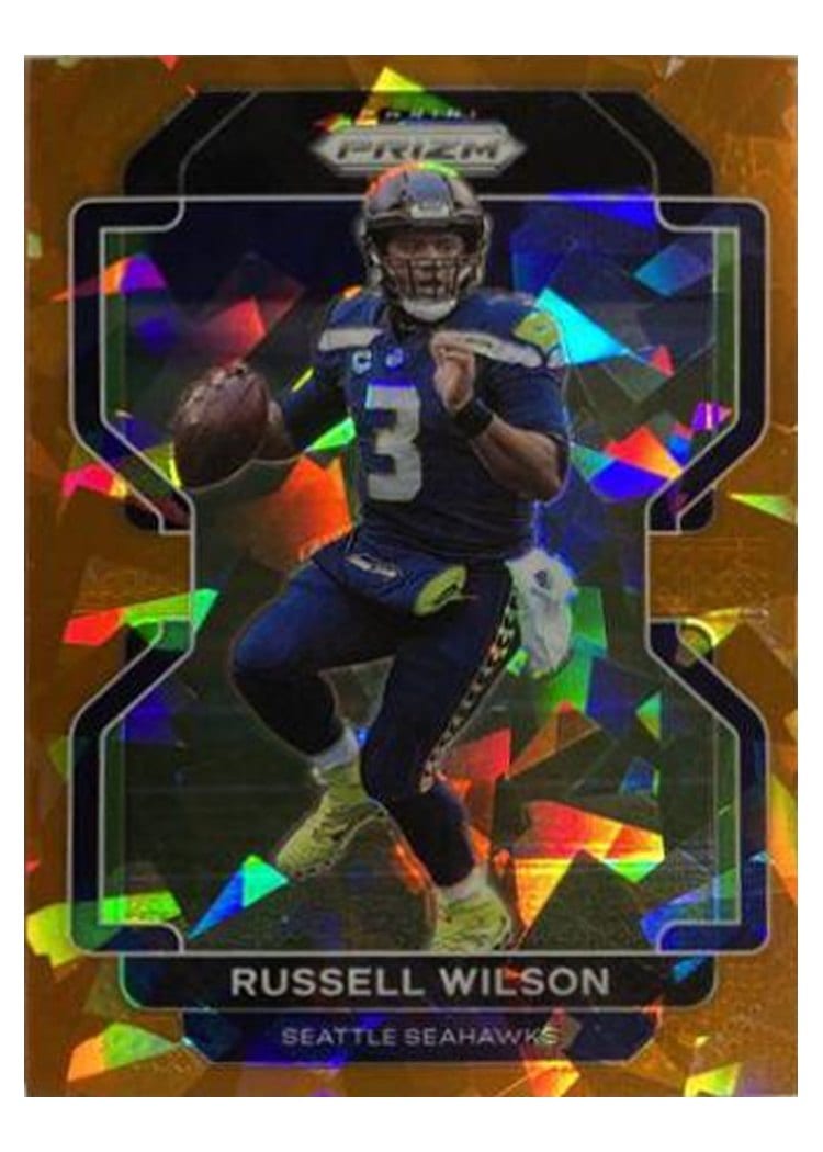 2021 Panini Prizm Base Set Russell Wilson #45 card