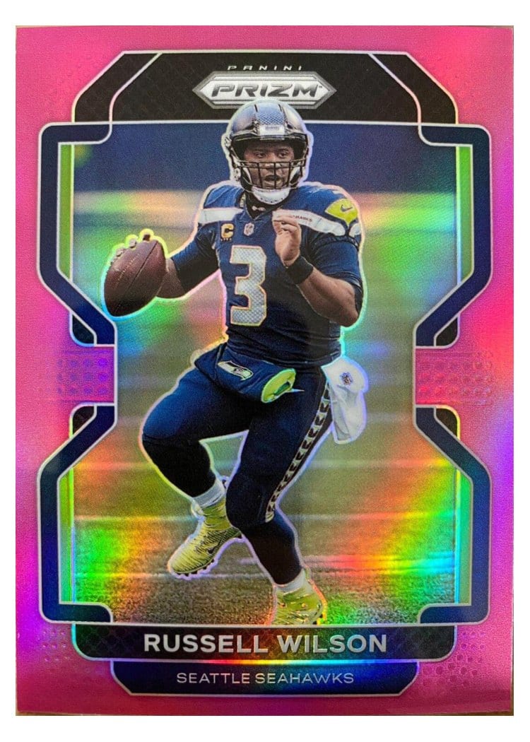 2021 Panini Prizm Base Set Russell Wilson #45 card