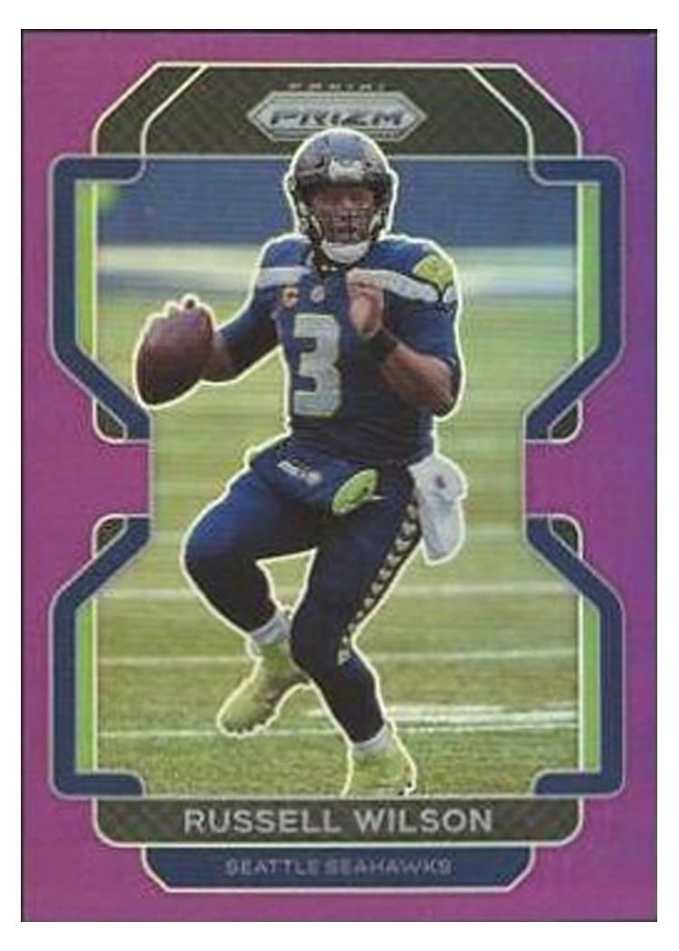 2021 Panini Prizm Base Set Russell Wilson #45 card